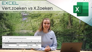 VERTZOEKEN vs XZOEKEN  Microsoft Excel 💚 [upl. by Alston34]