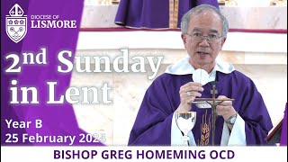 Catholic Mass Today Second Sunday in Lent 25 Feb 2024 Bishop Greg Homeming Lismore Australia [upl. by Farhsa]