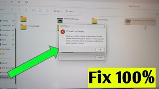 windows couldnt connect to the printer  how to fix printer sharing problem [upl. by Wicks]