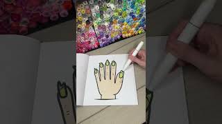 Subscribe for daily coloring videos ❤️☝🏼 coloring ohuhumarkers coloringbook [upl. by Seda447]