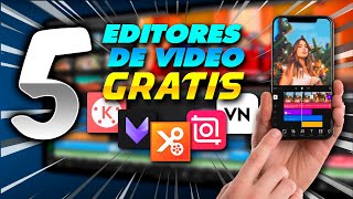 Los 5 Mejores Editores de Vídeo GRATUITOS para Android amp iOS [upl. by Peltier]