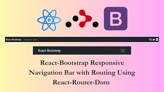 Responsive NavBar with React Bootstrap and React Router DOM  Beginner [upl. by Onaivlis492]