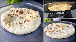 Tandoori Naan On Tawa  Best Ever Tandoori Roti without yeast amp Tandoor 🙂 [upl. by Arrol]