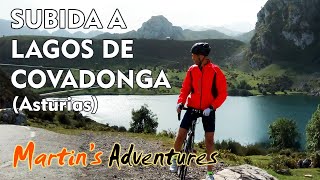 Lagos de Covadonga Subida en bicicleta de carretera [upl. by Ardeid]