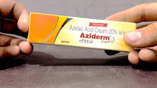 Aziderm 20 Cream review  Aziderm 20 Gel  Aziderm for Acne Pigmentation  How to use Aziderm Cream [upl. by Nova]