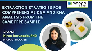 Webinar  Extraction Strategies for comprehensive DNA and RNA analysis from the same FFPE sample 🧬 [upl. by Adnelg79]