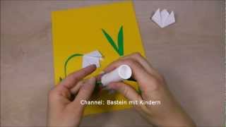 Schneeglöckchen basteln  Basteln im Frühling  Muttertagsgeschenk selber machen  Muttertag [upl. by Orteip]