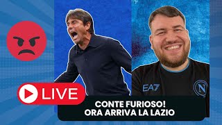 🔴 LIVE  CONTE FURIOSO ORA ARRIVA LA LAZIO [upl. by Valeta860]