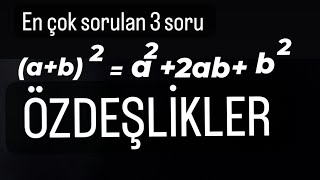 Özdeşlikler  lgstytmatematikkpss  antrenmanlarla matematik 1  temel matematik [upl. by Nnoj]