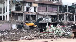 Falkirk Callendar Square Demolition Part 30  Another Update on the 26th of September [upl. by Elliven]