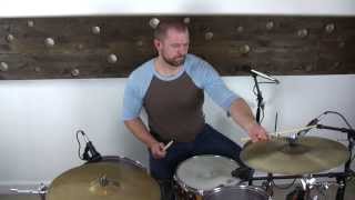 How To Drum  quotGood Times Bad Timesquot  Led Zeppelin  For educational use [upl. by Oettam]