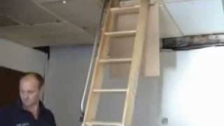 Timber 2 Section Loft Ladder [upl. by Luas]