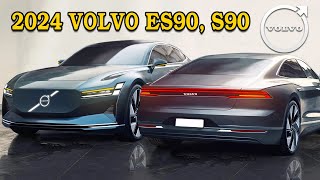 2024 Volvo ES90 S90 New Design first look Carbizzy [upl. by Backler]