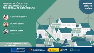 Presentación convocatorias del programa de CE Implementa 5º y 6º [upl. by Lomax700]