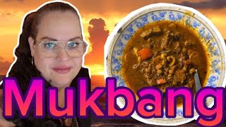 Mukbang  Spansk fisk och räck gryta [upl. by Luamaj]