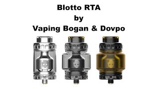 Blotto RTA by Vaping Bogan amp Dovpo [upl. by Aihsram]