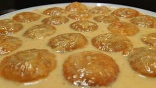 Dudh Gokul Pitha Recipe  দুধ গোকুল পিঠে Bengali Pithe Recipe  Pitha Recipe Bangla [upl. by Anirdua]