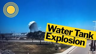 Deadly Lemoore water tank EXPLOSION [upl. by Blanchard]