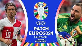 eFootball PES 2021 SEASON UPDATEUEFA Euro 2024CroaziaItalia [upl. by Assili]