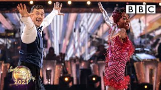 AJ Odudu and Kai Widdrington Charleston ✨ BBC Strictly 2021 [upl. by Giule742]