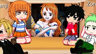 Straw Hats React  Gacha [upl. by Tommie]