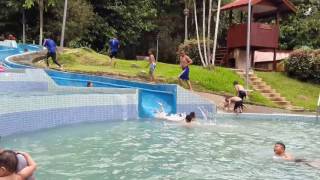 Slide Pool Poring Hot Spring Kinabalu Park Ranau Sabah [upl. by Tibold343]