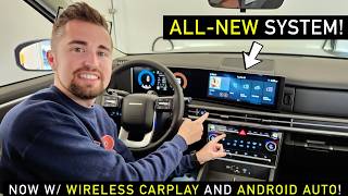 NEW Hyundai amp Kia ccNC Infotainment System WIRELESS CarPlay amp Android Auto Review amp Tutorial [upl. by Ojoj]