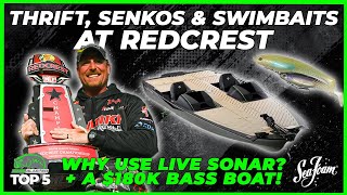 180K bass boat Why Live sonar Redcrest details  Top 5 in Bass Fishing Ep 42 [upl. by Quartana440]