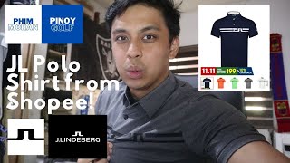 I BOUGHT A FAKE J LINDEBERG POLO SHIRT FROM SHOPEE  Phim Moran  Pinoy Golf [upl. by Gable]