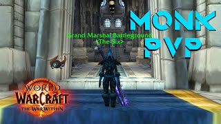 TWW Season 1 Mistweaver Monk Rated Battleground Blitz PVP Gameplay 5 [upl. by Eigriv]