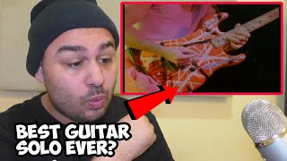 FIRST TIME HEARING Van Halen Eruption Guitar Solo REACTION [upl. by Rasaec384]