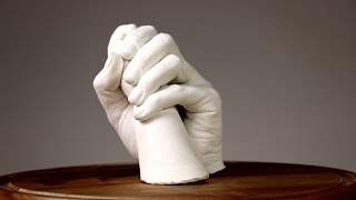 How To Make Your Own DIY Plaster Hand Mold [upl. by Victoir]