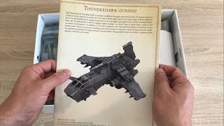 Thunderhawk Gunship 2017 Edition by Forge World Out of The Pack Review Space Marines [upl. by Asserat]