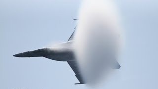 Incredible Supersonic Jet  Boeing FA18F Super Hornet at Jones Beach 2012 [upl. by Haerdna]