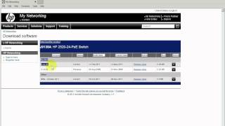Cara Download FirmwareBoot ROM untuk HP ProCurve Switch 2520 [upl. by Anoval]