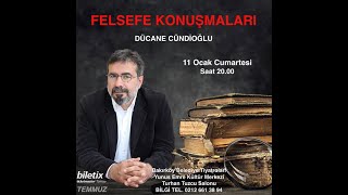 Dücane Cündioğlu Felsefe Konuşmaları III 11 Ocak 2020 [upl. by Anaya]