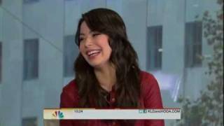 Miranda Cosgrove  Today Show 12Jan 2012 [upl. by Eadahc906]