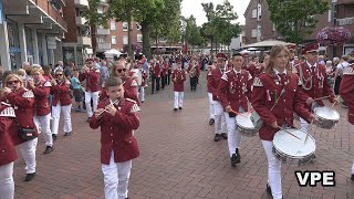 Stadtschützenfest 2024 Die Hagelisten bei der Ringpolonaise am Sonntag [upl. by Eelanej]