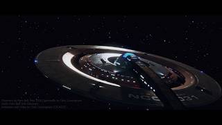 3D Animation USS Discovery Spore Drive Jump Teaser [upl. by Damali]