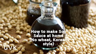 How to Make Soy Sauce at Home Korean style without wheat [upl. by Assener]