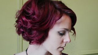 How to Curl Short Hair for Vintage Hairstyles [upl. by Buatti]