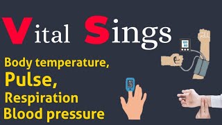 Vital Signs Nursing Respiratory Rate Pulse Blood Pressure Temperature Pain Oxygen [upl. by Ahsinahs513]