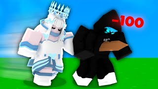 I made my sword ONE HIT everyone in Roblox Bedwars [upl. by Freeman472]