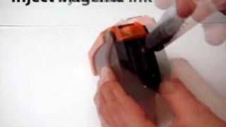 HP78 JR Inkjet Refill Instruction Video [upl. by Arries]