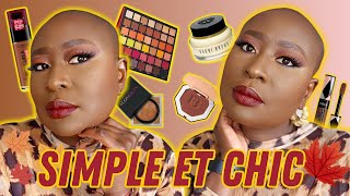 💄🍂 PEAU NOIRE  Makeup Simple et Chic pour lautomne  Tuto étape par étape  BAHISSÉ PARIS [upl. by Arun]