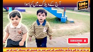 Aj arish ko park ma ly k ghy wha kia howa today vlog [upl. by Anaidiriv]