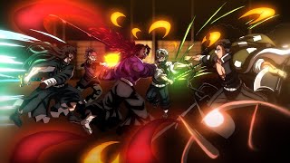 Kokushibo VS Pillars Full Fight  Demon Slayer SPOILER ALERT [upl. by Anairol]