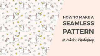 How to make a seamless pattern in Photoshop [upl. by Nehepts]