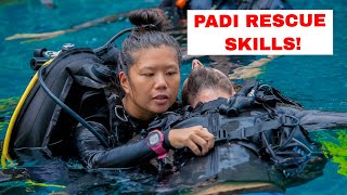 PADI Rescue Diver Course Skills Video  Get your Rescue Diver Certification [upl. by Quiteri993]