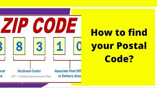 How to find your postal code [upl. by Marras]